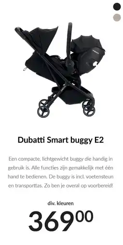 Babypark Dubatti Smart buggy E2 aanbieding