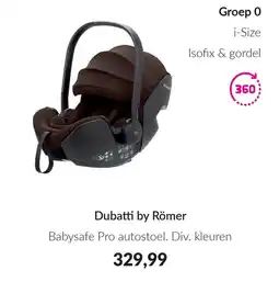 Babypark Dubatti by Römer Babysafe Pro autostoel aanbieding