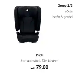 Babypark Puck Jack autostoel. aanbieding