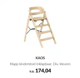 Babypark KAOS Klapp kinderstoel inklapbaar aanbieding