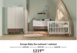 Babypark Europe Baby Sev oatmeal / walnoot aanbieding