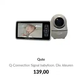 Babypark Qute Q-Connection Signal babyfoon aanbieding
