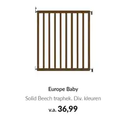 Babypark Europe Baby Solid Beech traphek aanbieding