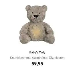 Babypark Baby's Only Knuffelbeer aanbieding
