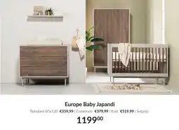 Babypark Europe Baby Japandi aanbieding
