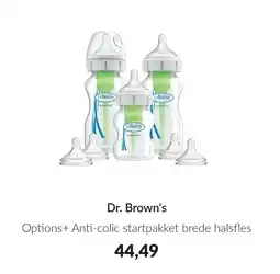Babypark Dr. Brown's Options+ Anti-colic startpakket aanbieding