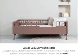 Babypark Europe Baby Sterre pakketdeal aanbieding