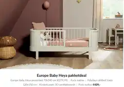 Babypark Europe Baby Heya peuterbed aanbieding