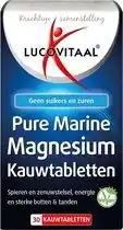 Wehkamp Lucovitaal Magnesium Marine - 30 kauwtabletten aanbieding