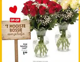 Jumbo PLUK Valentijn rozen aanbieding