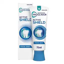 Trekpleister Sensodyne Proglasur Active Shield Fresh Mint Tandpasta aanbieding