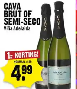 Dirck 3 Cava brut of semi-seco aanbieding