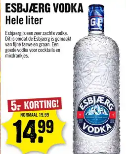 Dirck 3 ESBJÆRG Vodka aanbieding