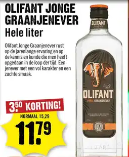 Dirck 3 Olifant Jonge Graanjenever aanbieding