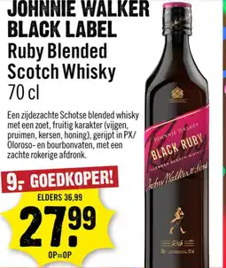 Dirck 3 Johnnie walker black label aanbieding