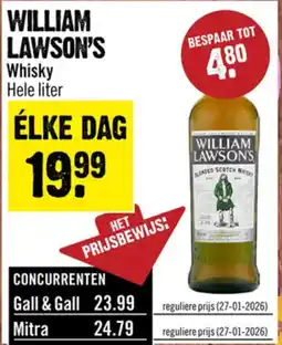 Dirck 3 William lawson's aanbieding
