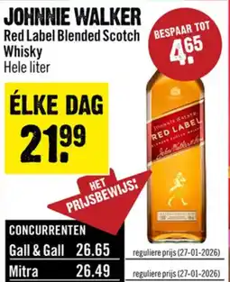 Dirck 3 Johnnie Walker aanbieding