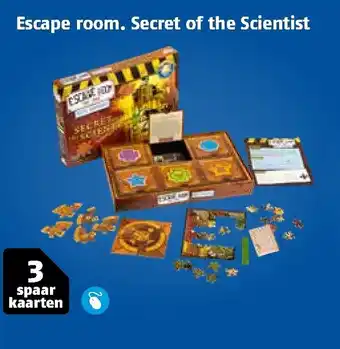 Poiesz Escape room. Secret of the Scientist aanbieding