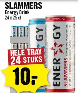 Dirck 3 Slammers Energy Drink aanbieding