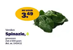 Bidfood Vers&zo Spinazie aanbieding