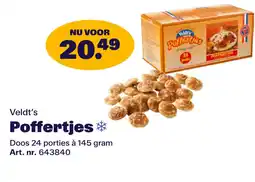 Bidfood Veldt's Poffertjes aanbieding