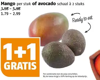 Poiesz Mango of avocado aanbieding