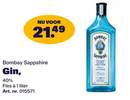 Bidfood Bombay Sappshire Gin, aanbieding