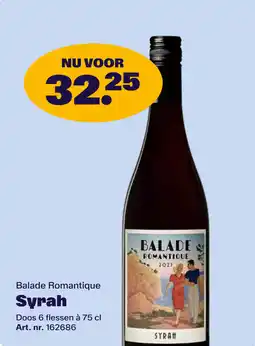 Bidfood Balade Romantique Syrah aanbieding