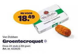 Bidfood Van Dobben Groentecroquet aanbieding