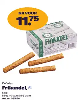 Bidfood De Vries Frikandel aanbieding