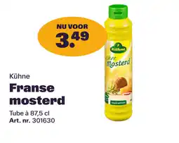 Bidfood Kühne Franse mosterd aanbieding