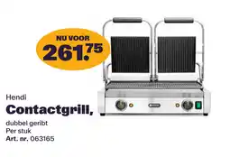 Bidfood Hendi Contactgrill aanbieding
