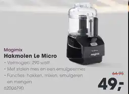 HANOS Magimix Hakmolen Le Micro aanbieding