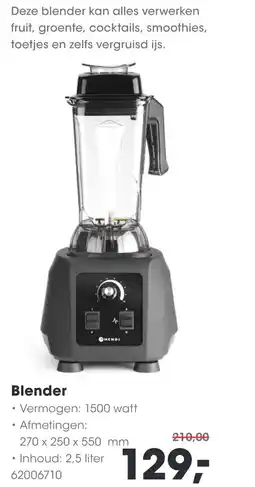 HANOS Blender aanbieding