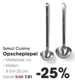 HANOS Select Cuisine Opscheplepel aanbieding