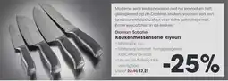 HANOS Diamant Sabatier Keukenmessenserie Riyouri aanbieding