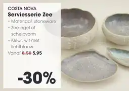 HANOS Costa nova Serviesserie Zee aanbieding