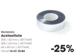 HANOS Martellato Acetaatfolie aanbieding