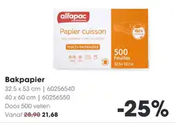 HANOS Bakpapier aanbieding