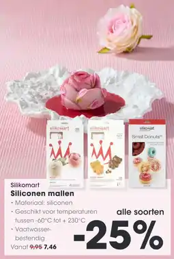 HANOS Silikomart Siliconen mallen aanbieding
