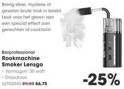 HANOS Barprofessional Rookmachine Smoker Lensgo aanbieding