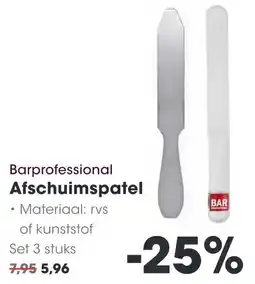 HANOS Barprofessional Afschuimspatel aanbieding