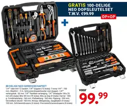 Kluswijs 88 delige neo gereedschapset aanbieding