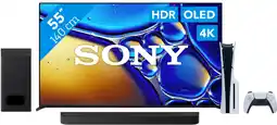 Coolblue Sony 55 Bravia 8 II 4K QD-OLED + Sony Bravia Theatre Bar 6 Zwart + PlayStation 5 aanbieding