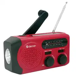 ANWB Denver SCR2010 FM Noodradio 2000mAh Powerbank Rood aanbieding