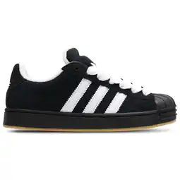 Foot Locker Adidas Superstar Kindersneakers - Zwart - Maat 36 - Suède aanbieding
