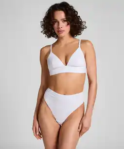 Hunkemoller Hunkemöller Katoenen string Wit aanbieding