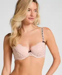 Hunkemoller Hunkemöller Voorgevormde beugel bh Dorothy Roze aanbieding
