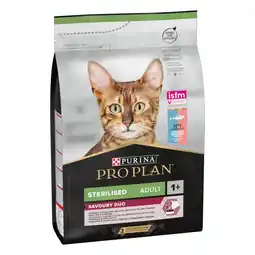 Zooplus PURINA PRO PLAN Sterilised Adult Duo Kabeljauw & Forel - 3 kg aanbieding