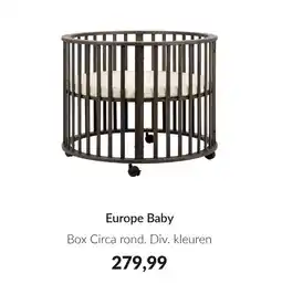 Babypark Europe Baby Box Circa rond aanbieding